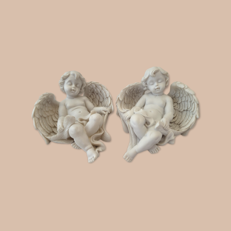 Engel im Flügel liegend, Kopf nach rechts_1475