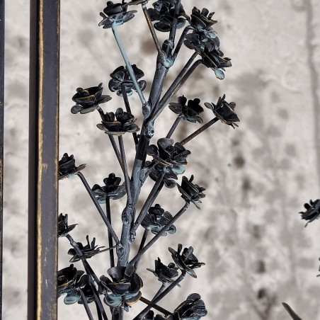 Wanddekoration-Bild 3D Flowers aus Metall