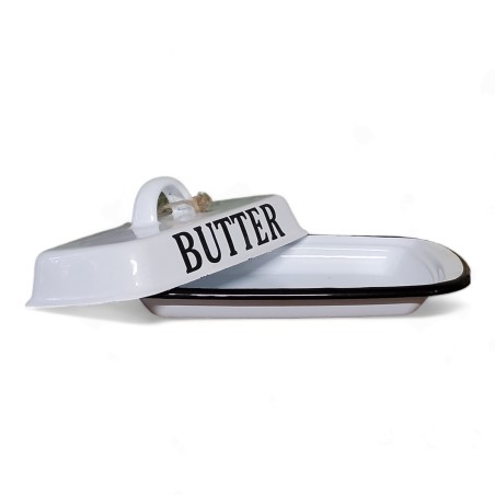 Butterdose - Butterbehälter emailliert