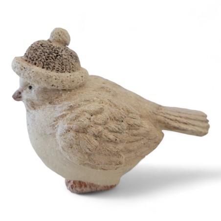 Vogel - Wintervogel mit Strickmütze