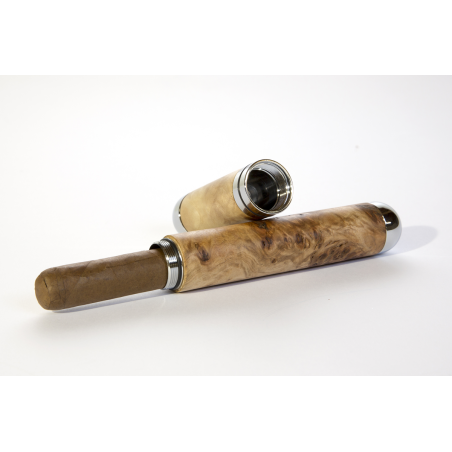 Zigarren Case Pappel Maserknolle_873